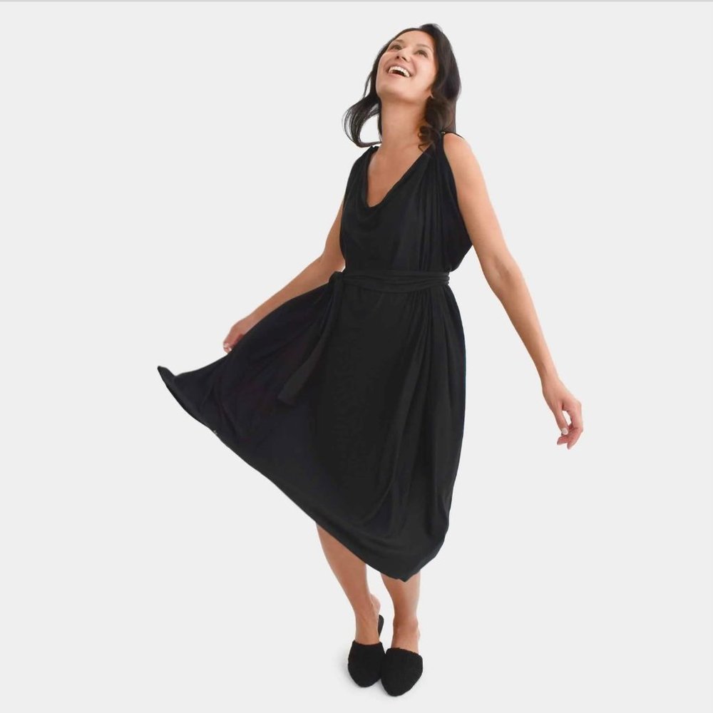 Black Encircled Chrysalis Cardi multiway dress/top/skirt/cardi